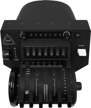 Honeycomb Bravo Throttle Quadrant mit Autopilot und Annunciator Panel PC