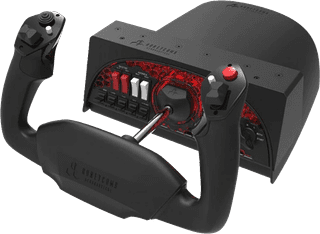 Honeycomb Alpha Flight Controls Yoke und Switch Panel PC