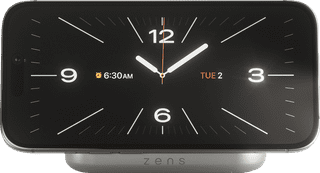 ZENS MagSafe und Qi2 Kabelloses Ladegerät 15 W mit Ständer Weiß