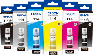 Epson 114 Ink Bottle 6 Colors Bundle