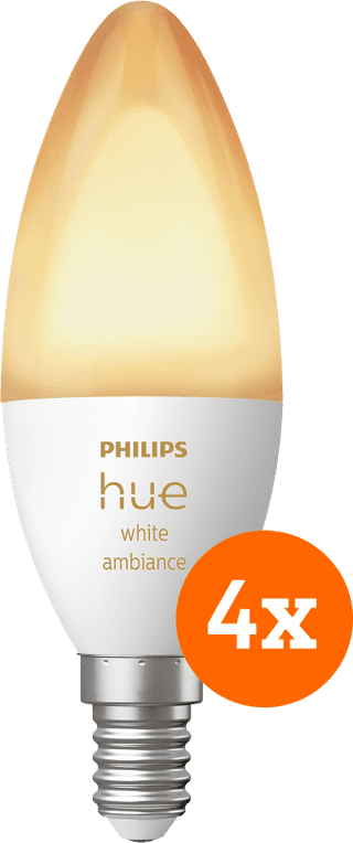 Philips Hue White Ambiance E14 4er-Pack