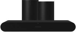 Sonos Ray Schwarz + 2x Era 100 Schwarz