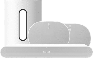 Sonos Ray Weiß + 2x Era 300 Weiß + Sub Mini Weiß