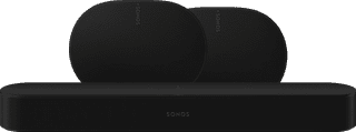 Sonos Beam Gen. 2 Schwarz + 2x Era 300 Schwarz