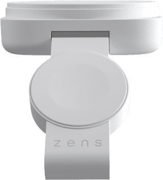 Zens 2-in-1 MagSafe Kabelloses Ladegerät 15 W Weiß