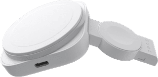 Zens 2-in-1 MagSafe Kabelloses Ladegerät 15 W Weiß