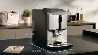 Siemens EQ300 TF303E07 Silber Metallic