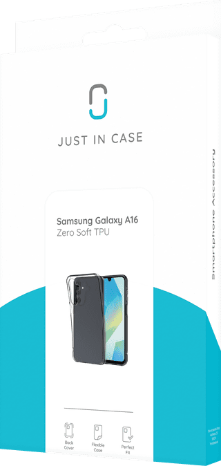 Just in Case Soft Design Samsung Galaxy A16 Backcover Transparent