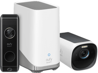 EufyCam 3 + HomeBase 3 + Eufy Video Doorbell Dual 2 Pro