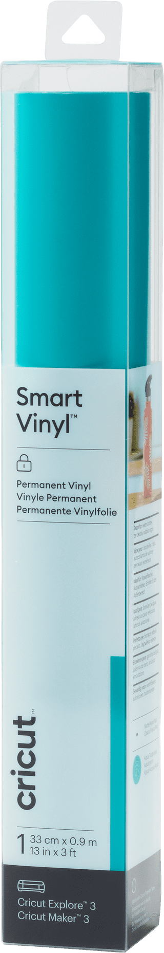 Cricut Smart Vinyl Permanent Aqua 33x91cm