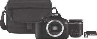 Canon EOS 2000D + 18-55mm f/3.5-5.6 DC III + Tasche + 16 GB Speicherkarte