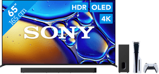 Sony Bravia 8 II 65 Zoll QD-OLED (2025) + Sony Bravia Theatre Bar 7 Schwarz + PlayStation 5 Slim