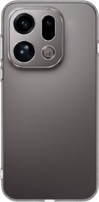 Just in Case Soft Design OPPO Find X9 Back Cover Transparent