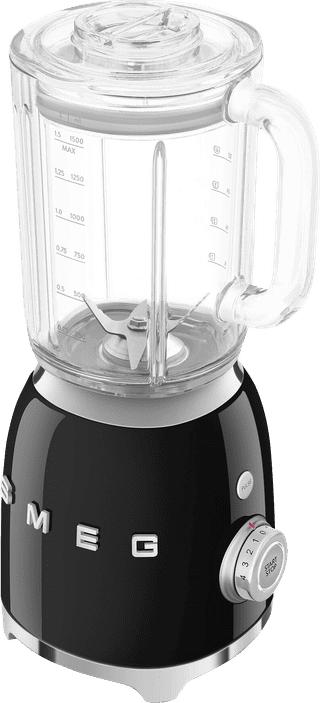 SMEG BLF03BLEU Schwarz