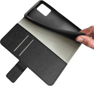 Just in Case Wallet Motorola Moto E13 Book Case Schwarz