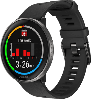 Polar Ignite 3 Titanium/Schwarz