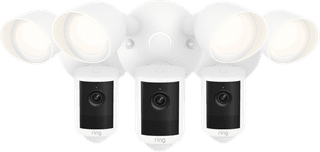 Ring Floodlight Kamera 2. Generation Weiß 3er-Pack