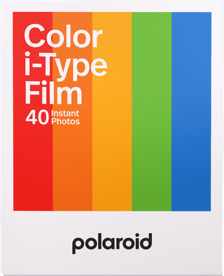 Polaroid Color Instant Fotopapier i-Type Film (40 Stk.)