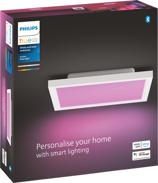 Philips Hue Surimu Panel Light White and Color Square White