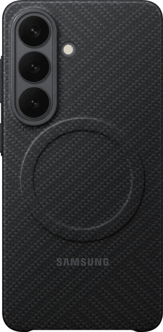 Samsung Galaxy S26 Carbon Backcover mit Magnet Schwarz