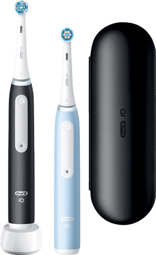 Oral-B iO 3 Schwarz und Blau Doppelpack