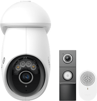 TP-Link Tapo C560WS + D235 Smart Battery und Wired Doorbell