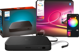 Philips Hue Play Pro Gradient LED Strip 55 to 65 inch TV + HDMI Sync Box 8K