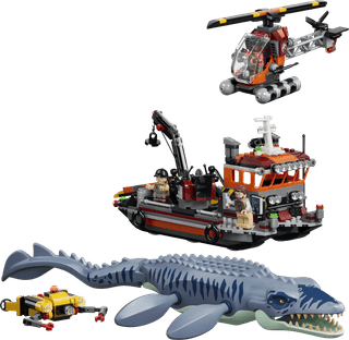 LEGO Jurassic World Mosasaurier-Angriff auf das Boot 77983