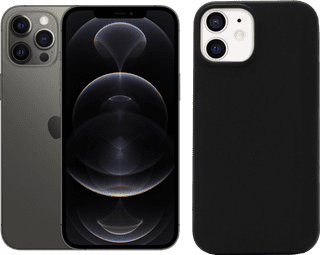 Refurbished iPhone 12 Pro Max 128GB Graphite (As good as new) + BlueBuilt Back Cover