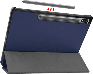 Just in Case Smart Tri-Fold Samsung Galaxy Tab S9/S9 FE/S10 FE/S10 Lite Book Case Blue