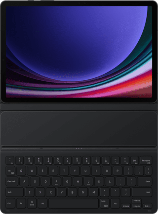 Samsung Galaxy Tab S10 FE/S9/S9 FE Slim Tastaturhülle QWERTZ Schwarz