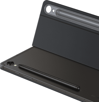 Samsung Galaxy Tab S10 FE/S9/S9 FE Slim Tastaturhülle QWERTZ Schwarz