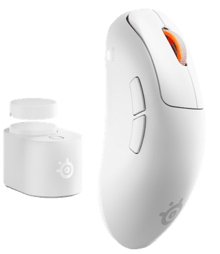 SteelSeries Rival Pro WL Kabellose Gaming-Maus Weiß