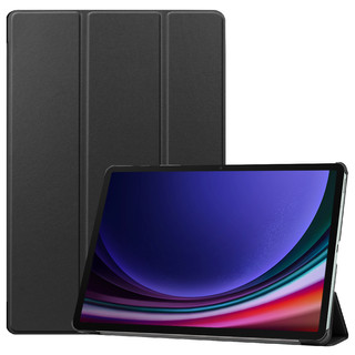 Just in Case Tri-Fold Samsung Galaxy Tab S10 Plus / S9 Plus / S9 FE Plus Book Case Black