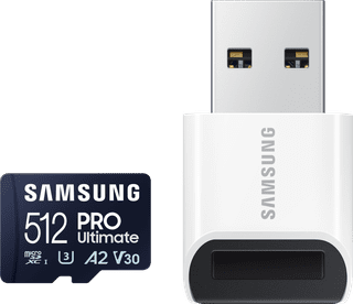Samsung microSDXC PRO Ultimate 512GB 130 MB/s + USB-Adapter