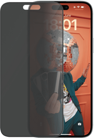 PanzerGlass Ultra-Wide Fit Apple iPhone 15 Plus Privacy Panzerglas