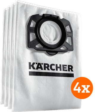Kärcher Vacuum Cleaner Bag for WD 4/5/6 (4x)