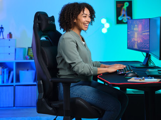 Trust GXT 714 Ruya Gaming-Stuhl Schwarz