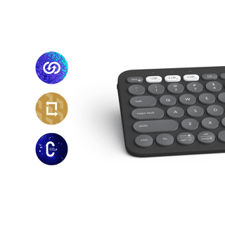 Logitech Pebble Keyboard 2 - K380s Grafit Qwertz