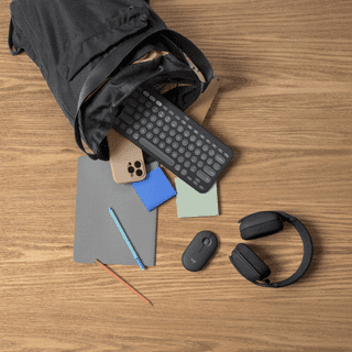Logitech Pebble Keyboard 2 - K380s Grafit Qwertz