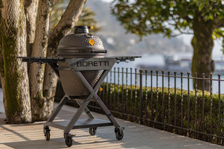 Boretti Ceramica Medium + Boretti Grillabdeckung Ceramica Medium