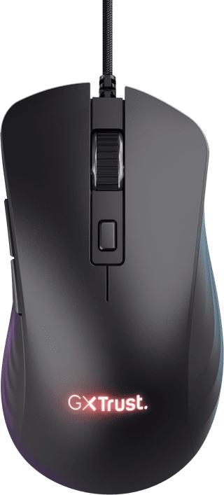 Trust GXT 924 Ybar+ Pro Gaming-Maus Schwarz