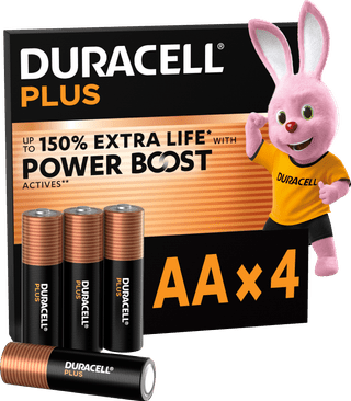 Duracell Plus AA-Batterien 4 Stück