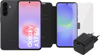 Samsung Galaxy A37 128GB Schwarz 5G + Komplettes Zubehörset