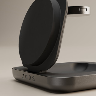 Zens 2-in-1 MagSafe with Qi2 Wireless Charger 45W with Stand and Watch Stand
