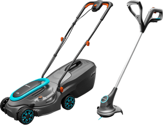 GARDENA PowerMax 32/18V P4A Solo + GARDENA SmallCut 23/18V P4A Solo (ohne Akku)