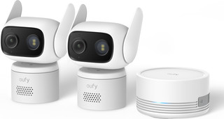 eufy Wired Cam C31 Weiß Doppelpack + HomeBase Mini
