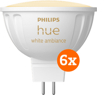 Philips Hue Spot White Ambiance MR16 6er-Pack