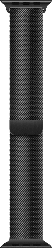 BlueBuilt Milanaise-Armband Schwarz für Apple Watch 40/41/42 mm