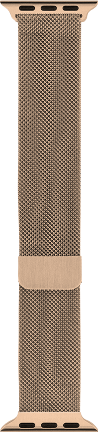 BlueBuilt Milanaise-Armband Gold für Apple Watch 40/41/42 mm